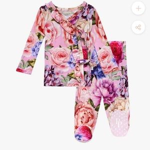 Posh peanut Kimona baby set